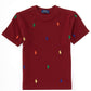 RALPH LAUREN REPEAT PONY RED T SHIRT