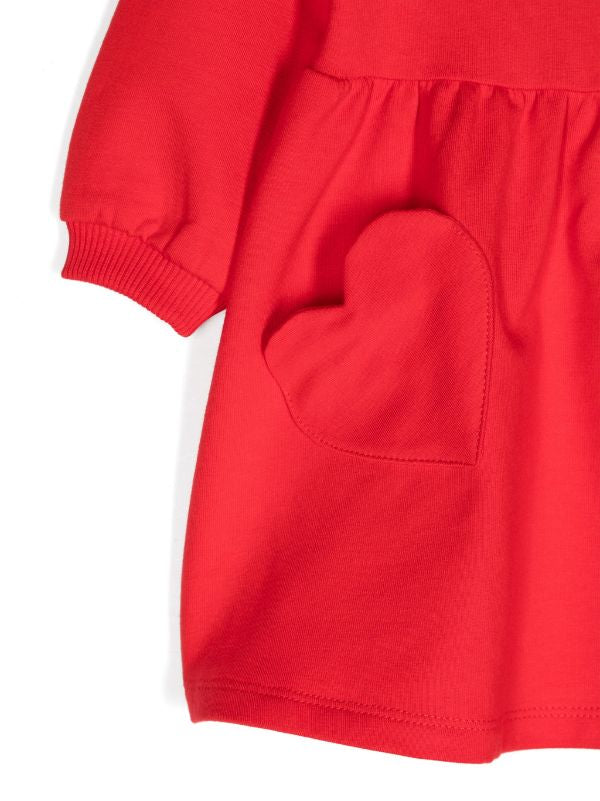 MOSCHINO BABY/TODDLER RED DRESS MDV0BL