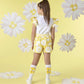 A DEE DAISY DREAMER DOROTHEA DAISY SHORT SET 2514 - BRIGHT WHITE