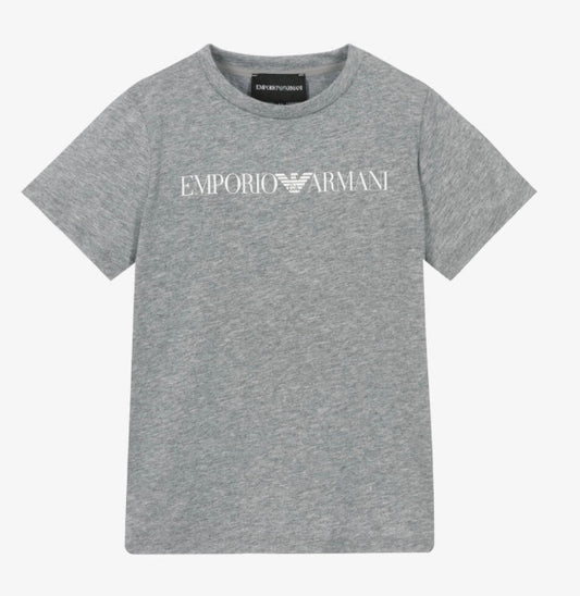 Emporio Armani Boys Grey T shirt