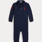 RALPH LAUREN BABY BOY NAVY ALL IN ONE