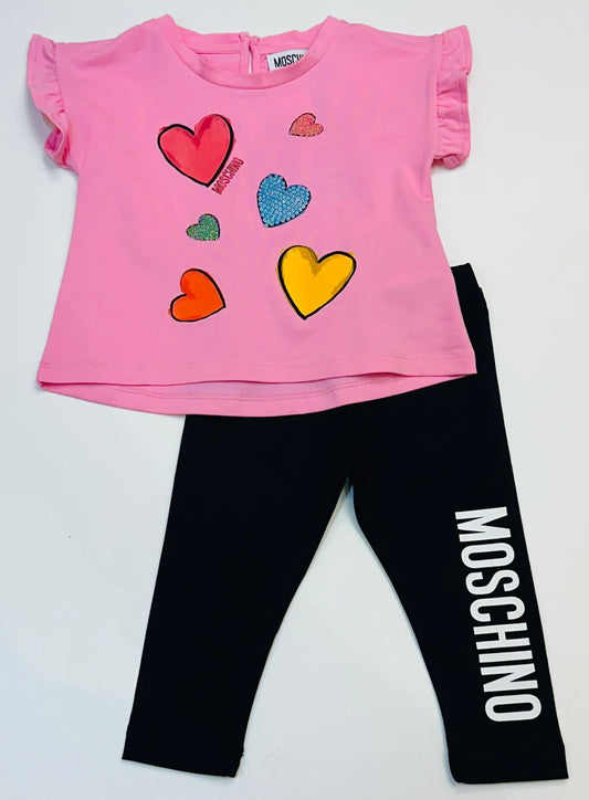 Moschino Baby/Toddler leggings Set