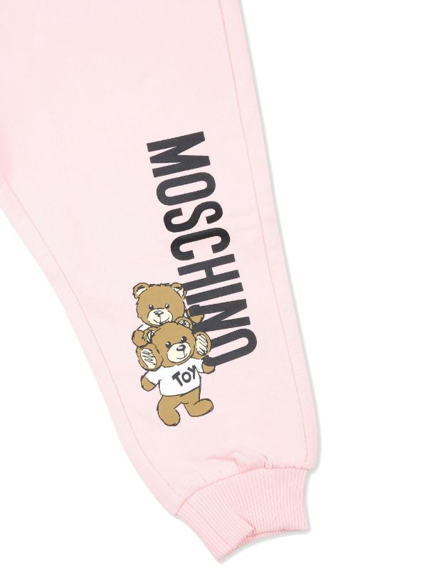 MOSCHINO BABY/TODDLER PINK TRACKSUIT M6K02P