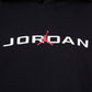 JORDAN BLACK HOODED STRETCH TRACKSUIT