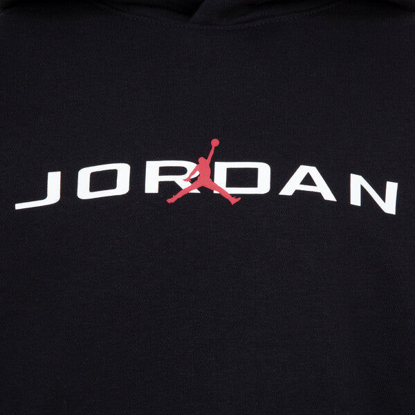JORDAN BLACK HOODED STRETCH TRACKSUIT