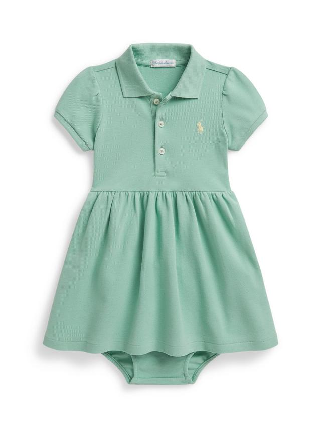 RALPH LAUREN BABY/TODDLER GIRL GREEN DRESS 34961501