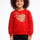 MOSCHINO Girls Heart Sweatshirt