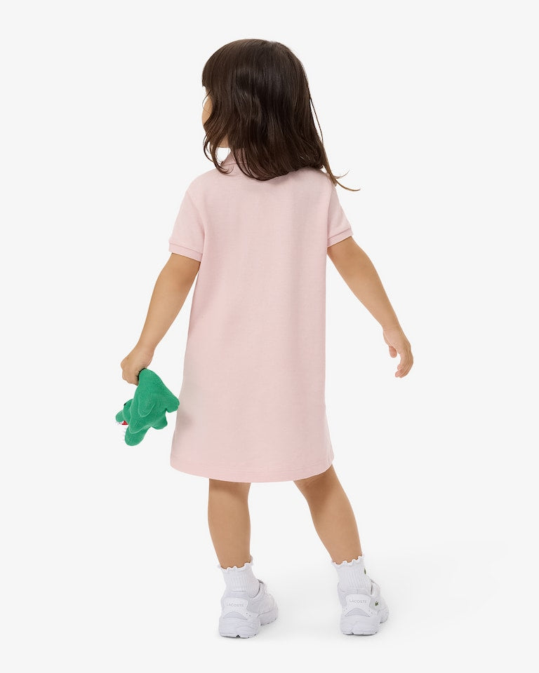 LACOSTE GIRLS/TEEN SALMON POLO DRESS 347066-NA5