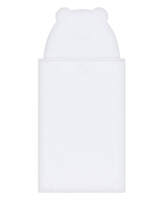 MOSCHINO WHITE BABY TOWEL MUX058