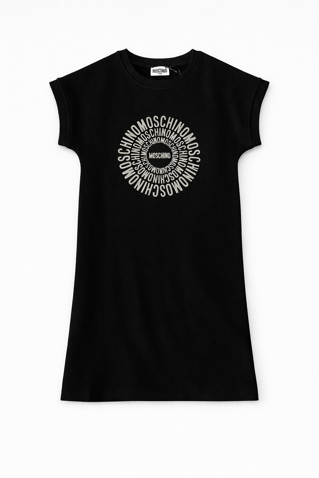 MOSCHINO GIRLS BLACK DRESS HBV0EA
