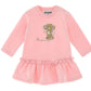 MOSCHINO BABY/TODDLER PINK DRESS MDV0DS