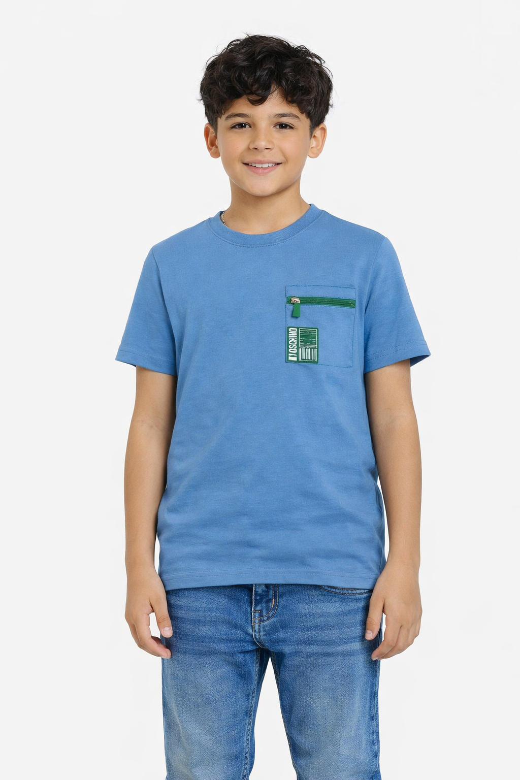 MOSCHINO BLUE T SHIRT HUM04U