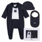 BOSS NB NAVY BABY BOY 3PC SET +GIFT BOX J53292