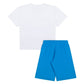 MOSCHINO WHITE & BLUE SHORTS SET HUG00Q