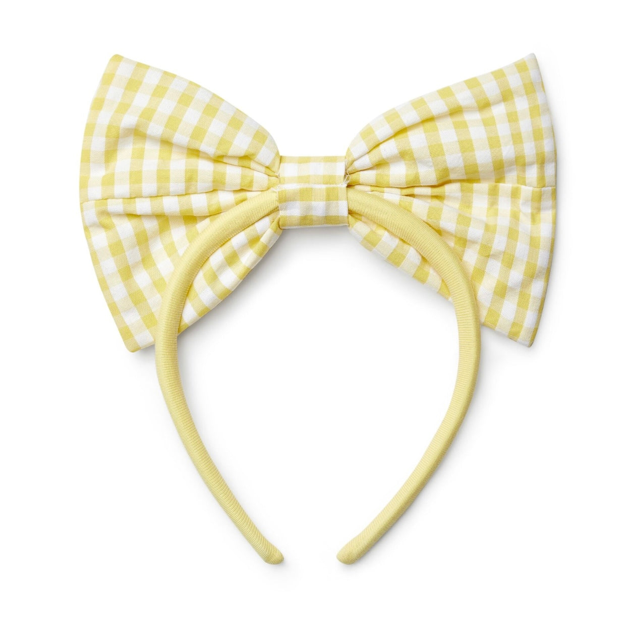 A DEE DAISY DREAMER DUCLIE CHECK HEADBAND 2913 - SWEET LEMON