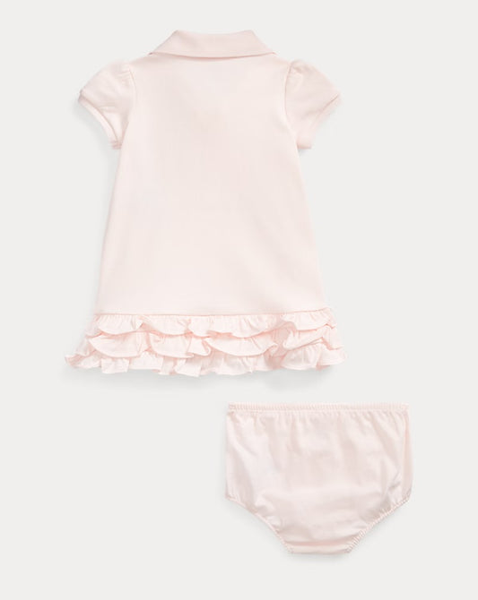 RALPH LAUREN BABY/TODDLER DELICATE PINK DRESS 76237003