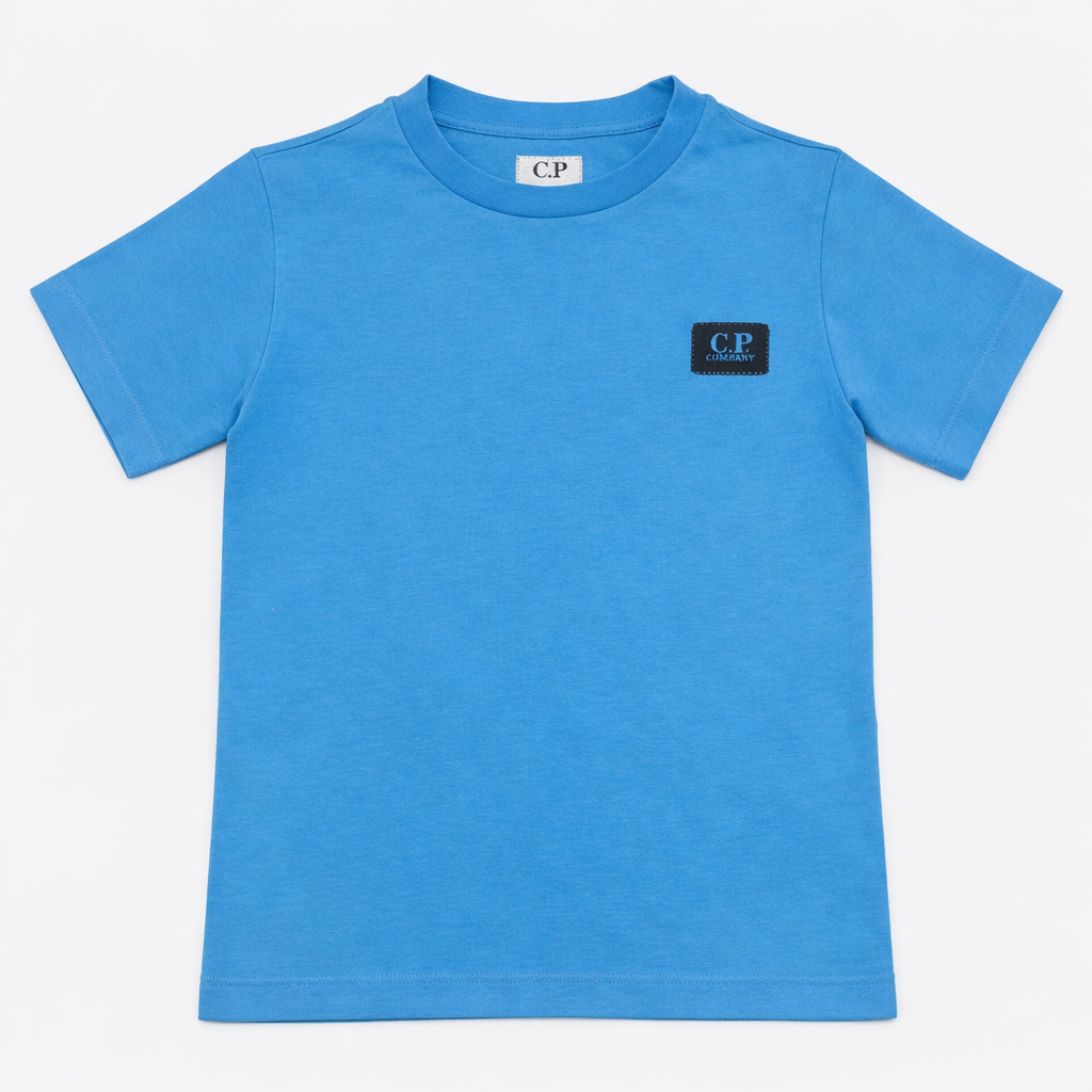 C.P.COMPANY BOYS SKY AZURE T SHIRT CMM00S