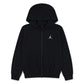 JORDAN BLACK BRIKLIN ZIP UP HOODED SWEATSHIRT 95F115