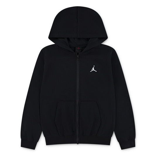 JORDAN BLACK BRIKLIN ZIP UP HOODED SWEATSHIRT 95F115