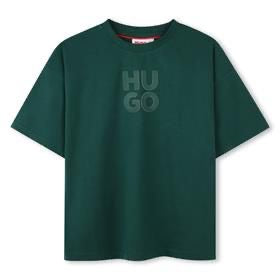 HUGO FOREST GREEN MAXI T SHIRT GOO143