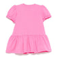 MOSCHINO KIDS BRIGHT PINK BABY/TODDLER DRESS MDV0C7