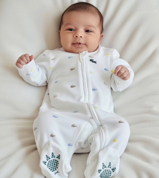 LACOSTE WHITE BABY GROW 547357