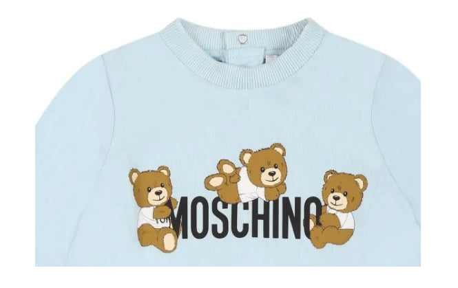 MOSCHINO SKY BLUE BABYGROW MUT047