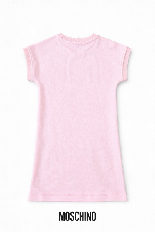 MOSCHINO GIRLS PINK DRESS HBV0EA