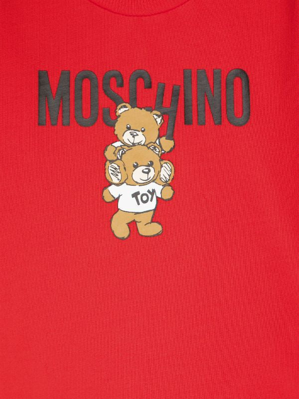 MOSCHINO BABY/TODDLER RED DRESS MDV0BN