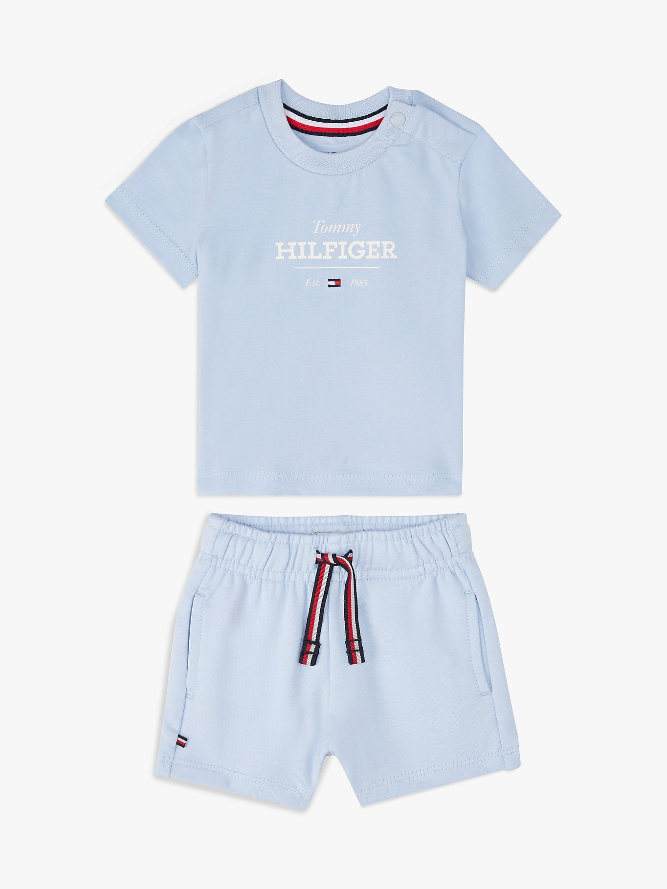 TOMMY HILFIGER BABY/TODDLER BLUE SHORTS SET 2047