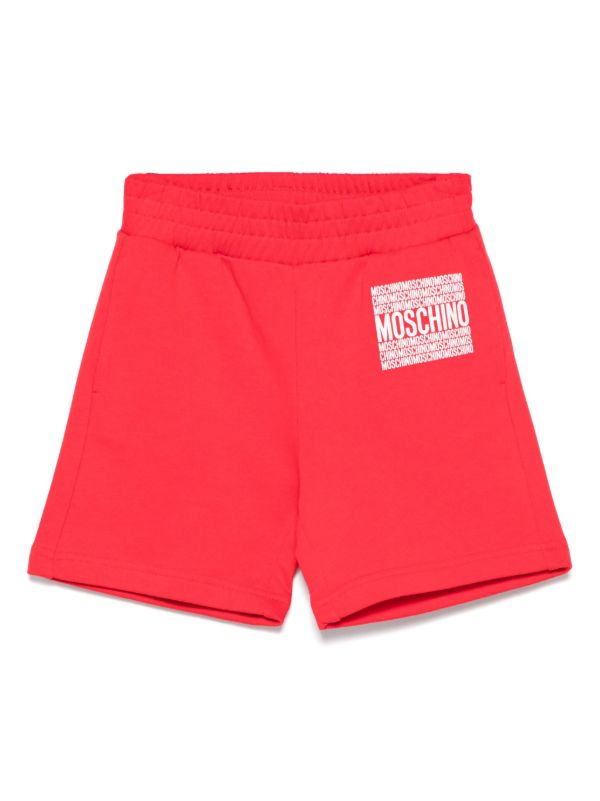 MOSCHINO RED SHORTS SET H6M04K-HUQ028