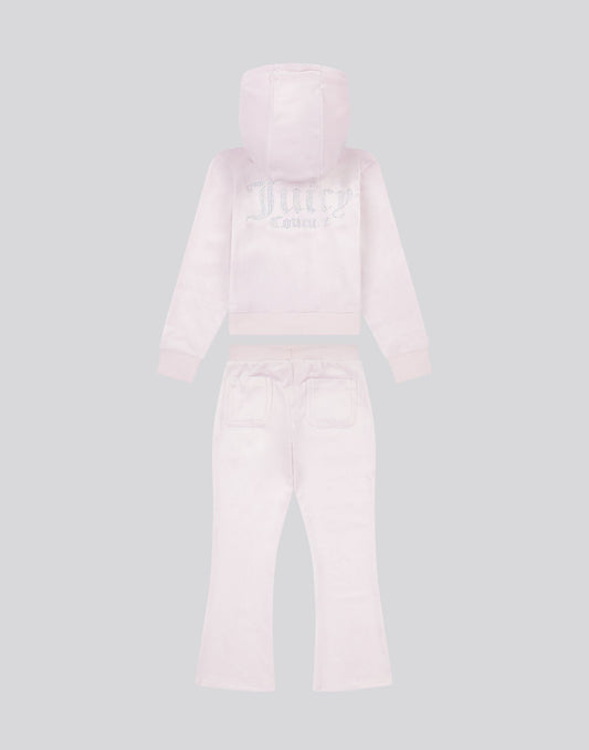 JUICY COUTURE LAVENDER FOG VELOUR TRACKSUIT JBX6594