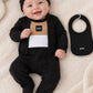 BOSS NB BLACK BABY BOY 3PC SET +GIFT BOX J53292