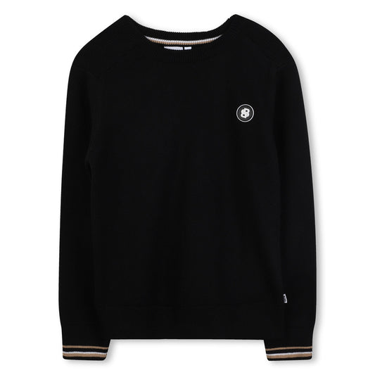 BOSS BOYS BLACK PULLOVER J52343