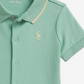RALPH LAUREN BABY BOY MINT GREEN SHORTALL 90772500