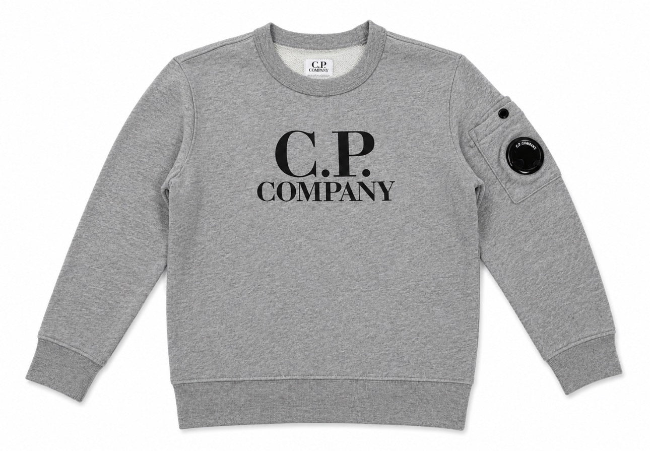 C.P Company Lens Sweatshirt in Medium Grey CNF019