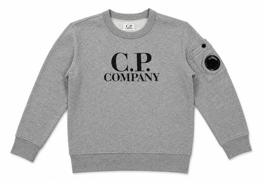 C.P Company Lens Sweatshirt in Medium Grey CNF019
