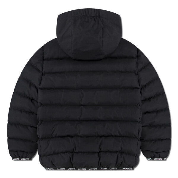 LACOSTE Boys Hooded Diamond Taffeta Puffed Jacket 847003