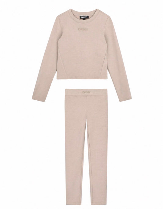DKNY SWEATSHIRT & LEGGINGS SET D62917 D62886