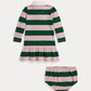 RALPH LAUREN STRIPED BABY/TODDLER DRESS