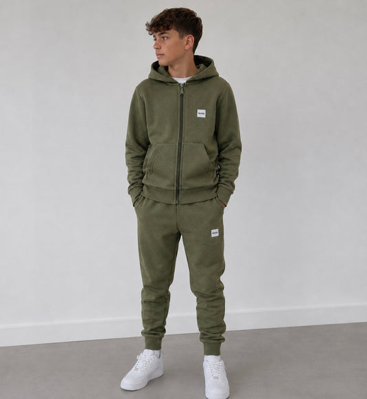 BOSS BOY OLIVE TRACKSUIT J53442