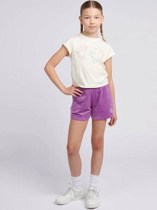 JUICY COUTURE T SHIRT/SHORTS SET JBX6511