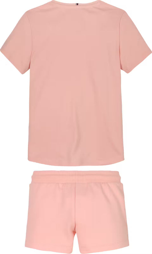 TOMMY HILFIGER GIRLS CORAL SHORTS SET 8454