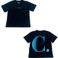 C.P.COMPANY BOYS MAXI NAVY T SHIRT CSM002