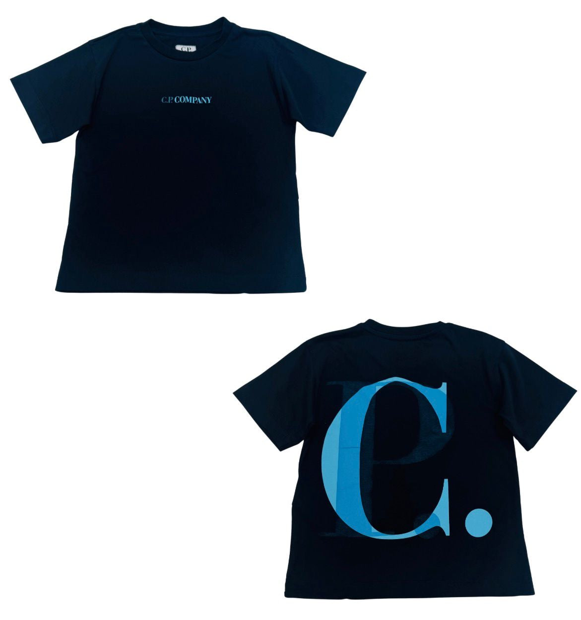 C.P.COMPANY BOYS MAXI NAVY T SHIRT CSM002