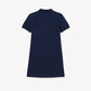 LACOSTE PIQUE POLO DRESS IN MARINE NAVY 347066