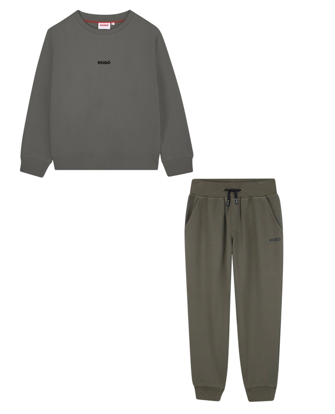 HUGO BOYS KHAKI TRACKSUIT G00465/G00447