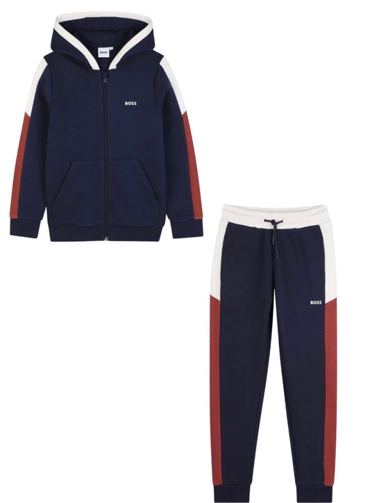 BOSS BOY NAVY TRACKSUIT JJ53368/J53341