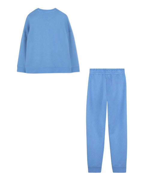 BOSS BOYS MID BLUE TRACKSUIT J52021-J51952