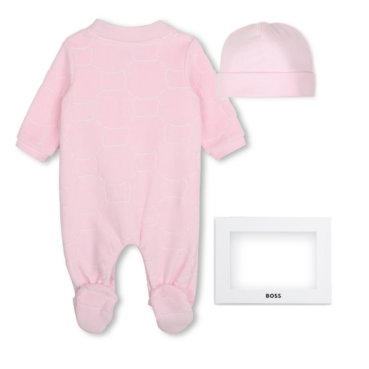 BOSS NB BABY GIRL PINK GIFT SET J53324